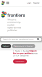 Mobile Screenshot of frontiersin.org